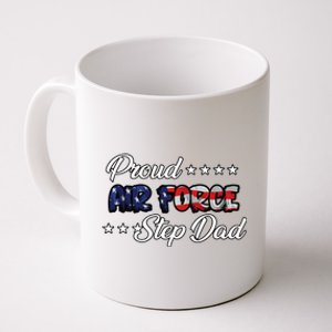 Us Flag Bold Proud Air Force Step Dad Gift Coffee Mug