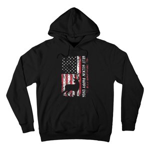 USA Flag Best Buckin Pappy Ever Deer Hunting Fathers Day Hoodie