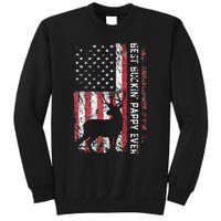 USA Flag Best Buckin Pappy Ever Deer Hunting Fathers Day Sweatshirt