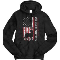 USA Flag Best Buckin Pappy Ever Deer Hunting Fathers Day Tie Dye Hoodie