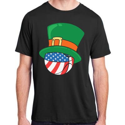 USA Flag Baseball Leprechaun Patrick Adult ChromaSoft Performance T-Shirt