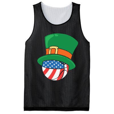 USA Flag Baseball Leprechaun Patrick Mesh Reversible Basketball Jersey Tank