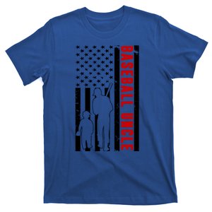 USA Flag Baseball Uncle Baseball Lover Baseball Uncle Gift T-Shirt