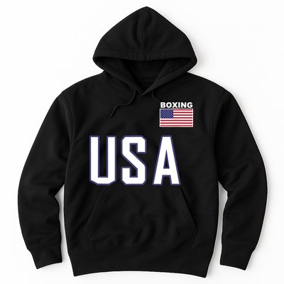 USA Flag Boxing Cool Boxer Training Equipment Hoodie