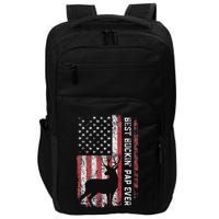 Usa Flag Best Buckin Pap Ever Deer Hunting FatherS Day Impact Tech Backpack