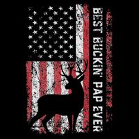 Usa Flag Best Buckin Pap Ever Deer Hunting FatherS Day Impact Tech Backpack