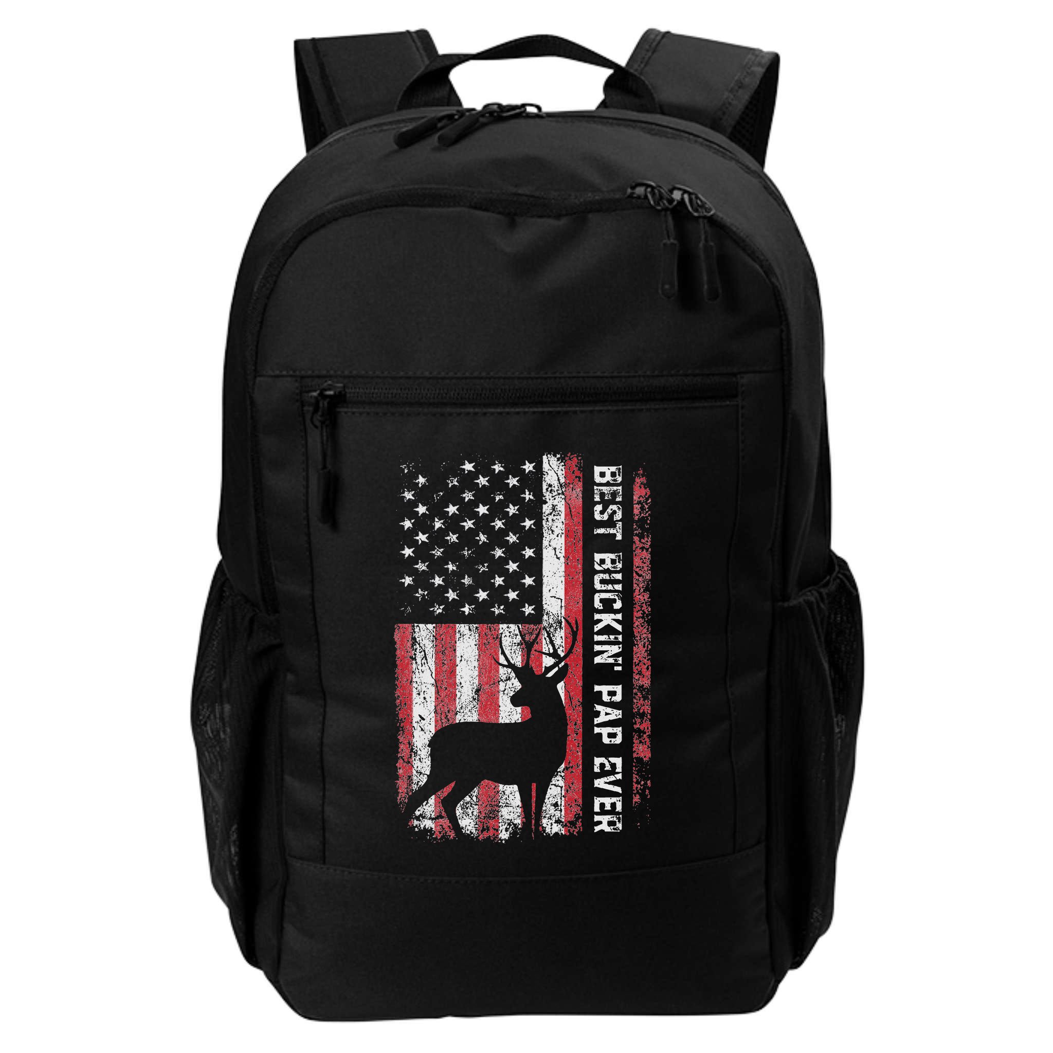 Usa Flag Best Buckin Pap Ever Deer Hunting FatherS Day Backpack