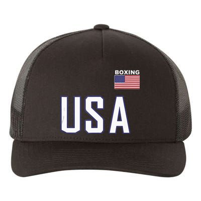 USA Flag Boxing Cool Boxer Training Equipment Men Women Yupoong Adult 5-Panel Trucker Hat