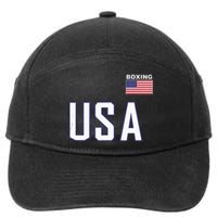 USA Flag Boxing Cool Boxer Training Equipment Men Women 7-Panel Snapback Hat