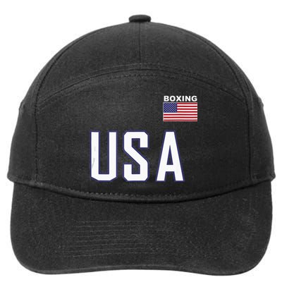 USA Flag Boxing Cool Boxer Training Equipment Men Women 7-Panel Snapback Hat