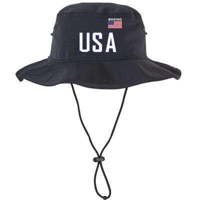 USA Flag Boxing Cool Boxer Training Equipment Men Women Legacy Cool Fit Booney Bucket Hat