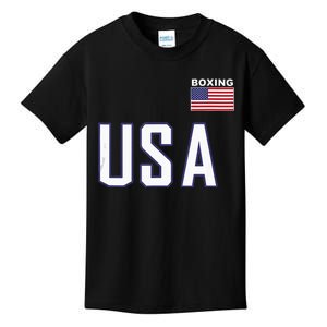 USA Flag Boxing Cool Boxer Training Equipment Men Women Kids T-Shirt