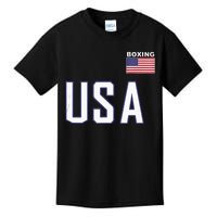 USA Flag Boxing Cool Boxer Training Equipment Men Women Kids T-Shirt