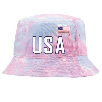 USA Flag Boxing Cool Boxer Training Equipment Men Women Tie-Dyed Bucket Hat