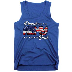 Us Flag Bold Proud Army Dad Gift Tank Top