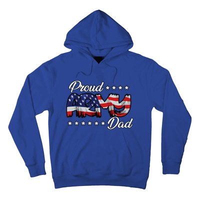 Us Flag Bold Proud Army Dad Cool Gift Hoodie