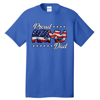 Us Flag Bold Proud Army Dad Cool Gift Tall T-Shirt