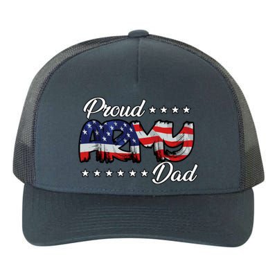 Us Flag Bold Proud Army Dad Cool Gift Yupoong Adult 5-Panel Trucker Hat