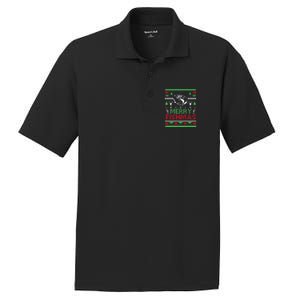 Ugly Fishing Christmas Bass Fish Apparel Merry Fishmas. PosiCharge RacerMesh Polo