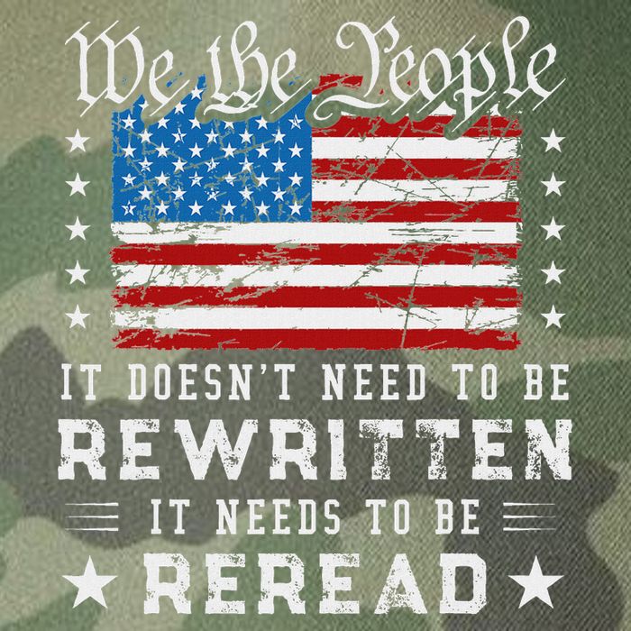 Us Flag Constitution Of The Usa Needs To Be Reread Legacy Tie Dye Trucker Hat