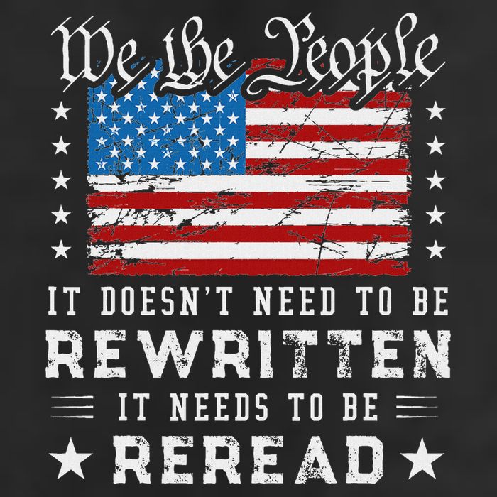 Us Flag Constitution Of The Usa Needs To Be Reread Hat