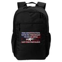 Usa Flag Constitution 2a Tee Right Not The Privilege Gift Backpack