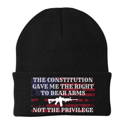 Usa Flag Constitution 2a Tee Right Not The Privilege Gift Beanie