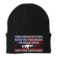 Usa Flag Constitution 2a Tee Right Not The Privilege Gift Beanie