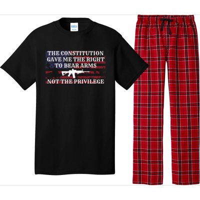 Usa Flag Constitution 2a Tee Right Not The Privilege Gift Pajama Set