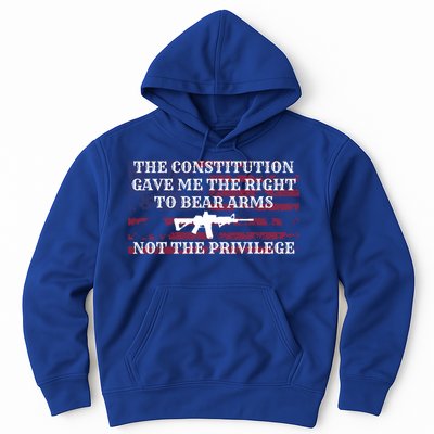 Usa Flag Constitution 2a Tee Right Not The Privilege Gift Hoodie