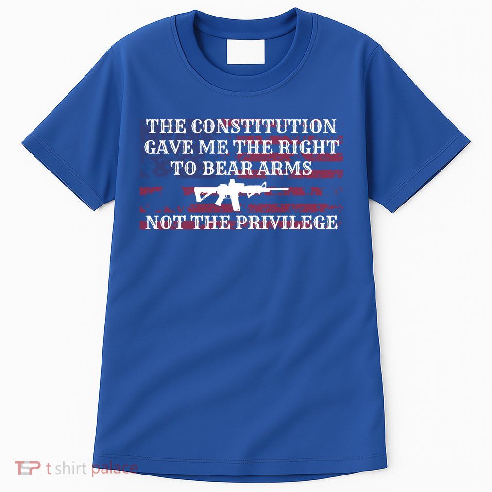 Usa Flag Constitution 2a Tee Right Not The Privilege Gift Tall T-Shirt