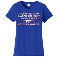 Usa Flag Constitution 2a Tee Right Not The Privilege Gift Women's T-Shirt