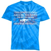 Usa Flag Constitution 2a Tee Right Not The Privilege Gift Kids Tie-Dye T-Shirt