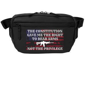 Usa Flag Constitution 2a Tee Right Not The Privilege Gift Crossbody Pack