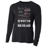 Us Flag Constitution Of The Usa Needs To Be Reread Cooling Performance Long Sleeve Crew