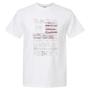 Us Flag Constitution Of The Usa Needs To Be Reread Garment-Dyed Heavyweight T-Shirt