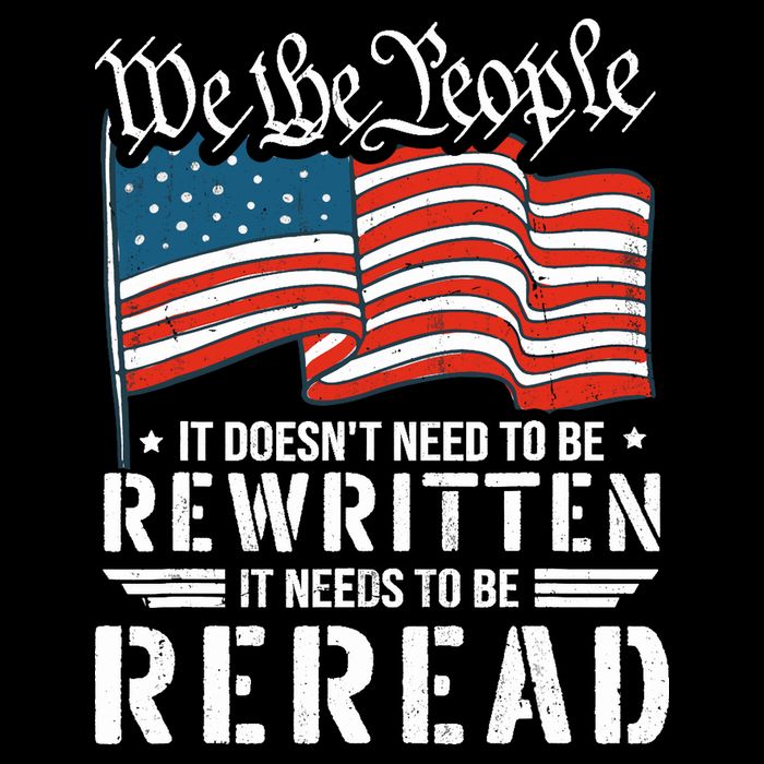 US Flag Constitution of the USA Needs To Be Reread Backpack