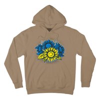 Ukrainian Flag Colors Sunflowers Stand With Ukraine Hoodie