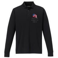 Us Flag Constitution Of The Usa Needs To Be Reread Performance Long Sleeve Polo