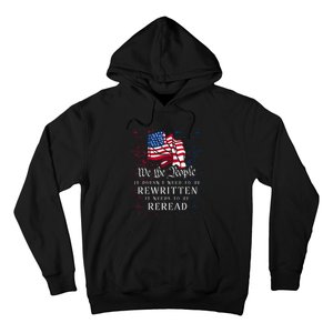 Us Flag Constitution Of The Usa Needs To Be Reread Hoodie