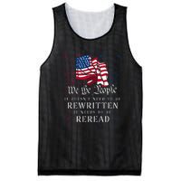 Us Flag Constitution Of The Usa Needs To Be Reread Mesh Reversible Basketball Jersey Tank