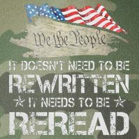 US Flag Constitution of the USA Needs To Be Reread Legacy Tie Dye Trucker Hat
