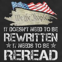 US Flag Constitution of the USA Needs To Be Reread Adult Drive Performance Visor