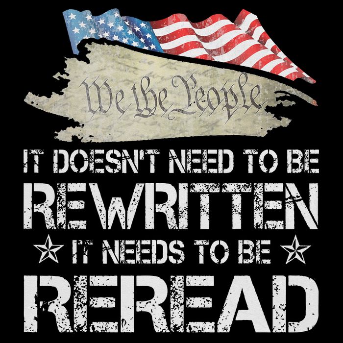 US Flag Constitution of the USA Needs To Be Reread Pom Pom 12in Knit Beanie