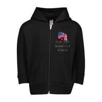 US Flag Constitution Of The USA Needs To Be Reread Toddler Zip Fleece Hoodie