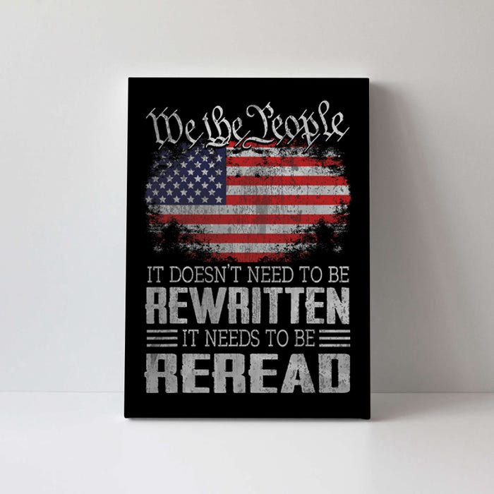 Us Flag Constitution Of The Usa Needs To Be Reread Canvas