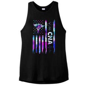 US Flag Constitution Of The USA Needs To Be Reread Ladies PosiCharge Tri-Blend Wicking Tank