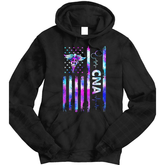 US Flag Constitution Of The USA Needs To Be Reread Tie Dye Hoodie