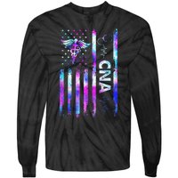 US Flag Constitution Of The USA Needs To Be Reread Tie-Dye Long Sleeve Shirt