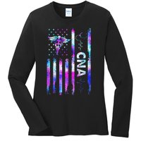 US Flag Constitution Of The USA Needs To Be Reread Ladies Long Sleeve Shirt